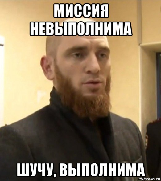 миссия невыполнима шучу, выполнима