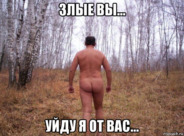 злые вы... уйду я от вас..., Мем Ухожу от вас злые вы