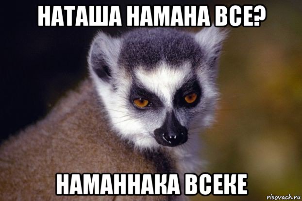 наташа намана все? наманнака всеке