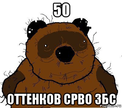 50 оттенков срво збс, Мем  Винни збс