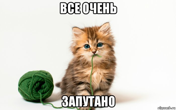 все очень запутано, Мем Запутанно