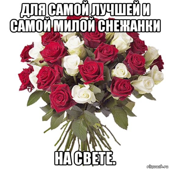 для самой лучшей и самой милой снежанки на свете.