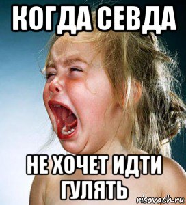 когда севда не хочет идти гулять, Мем когда подруга не хочет идти гуля