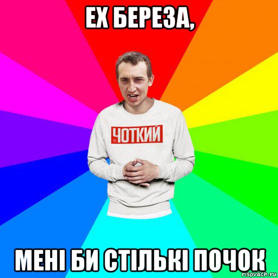 ех береза, мені би стількі почок