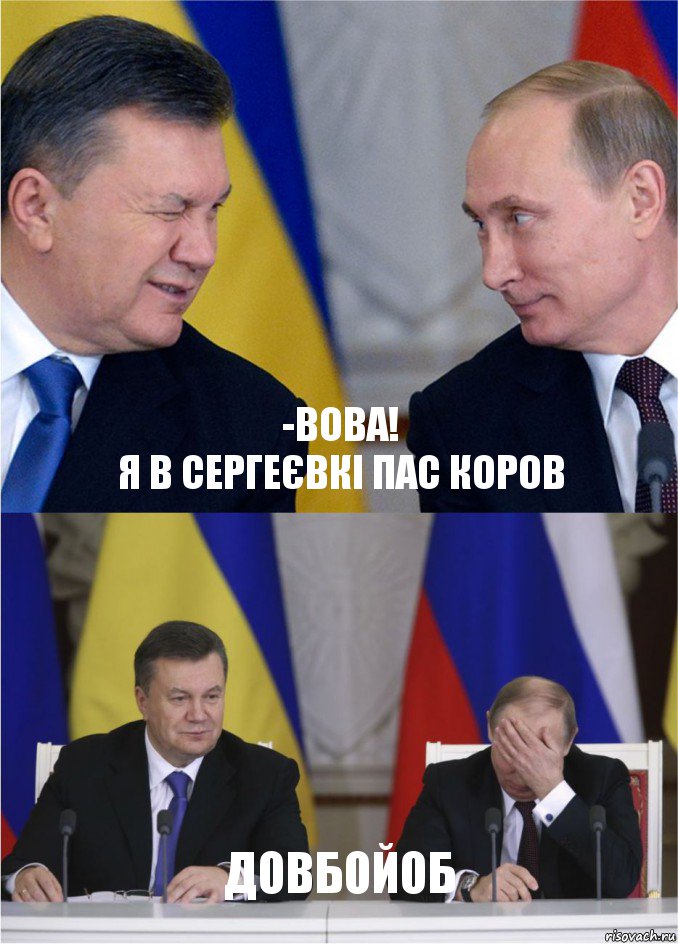 -Вова!
я в сергеєвкі пас коров довбойоб, Комикс   путкин