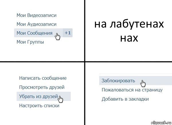 на лабутенах нах, Комикс  Удалить из друзей