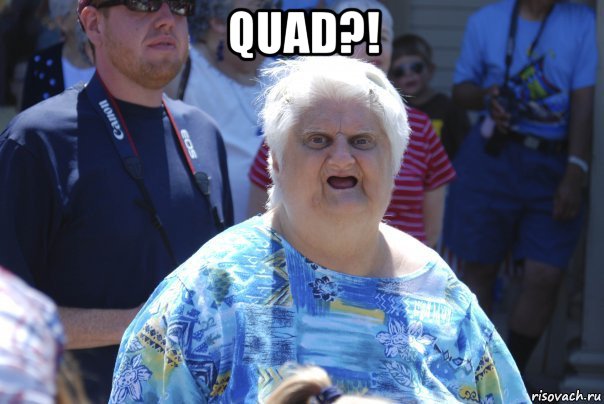 quad?! , Мем Шта (Бабка wat)