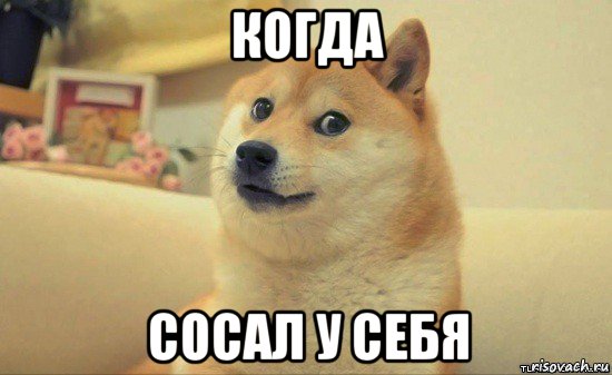 когда сосал у себя