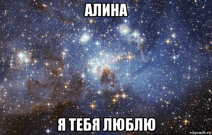 алина я тебя люблю