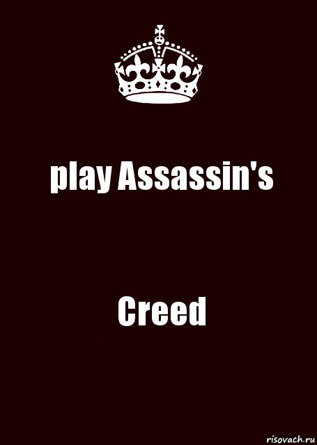 play Assassin's Creed, Комикс keep calm