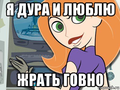 я дура и люблю жрать говно, Мем Ким пять с плюсом