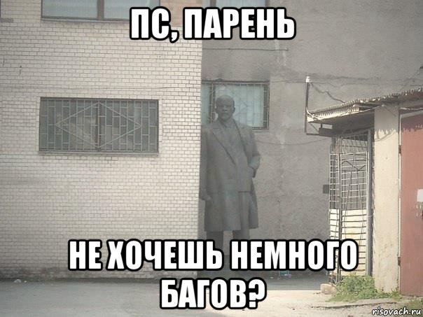 пс, парень не хочешь немного багов?