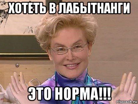 хотеть в лабытнанги это норма!!!, Мем Елена Малышева