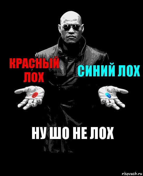 красный лох синий лох ну шо не лох