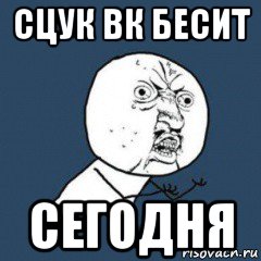 сцук вк бесит сегодня
