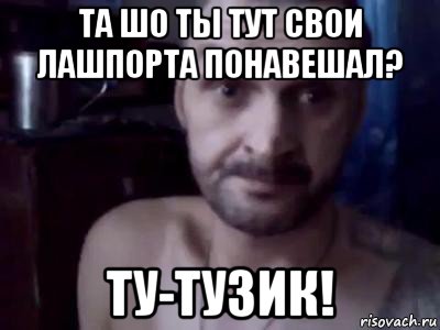 та шо ты тут свои лашпорта понавешал? ту-тузик!, Мем Мопс не гребень