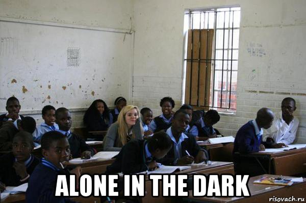  alone in the dark, Мем Nigga