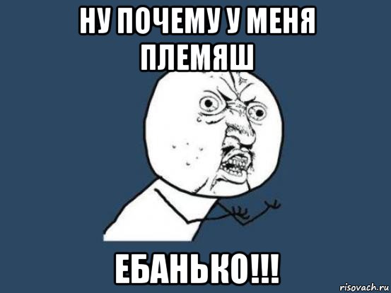 ну почему у меня племяш ебанько!!!, Мем Ну почему