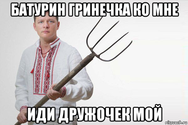 батурин гринечка ко мне иди дружочек мой, Мем Олег Ляшко  вила