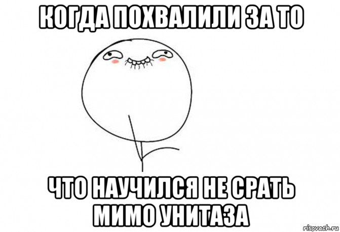 когда похвалили за то что научился не срать мимо унитаза, Мем Ой ну перестань