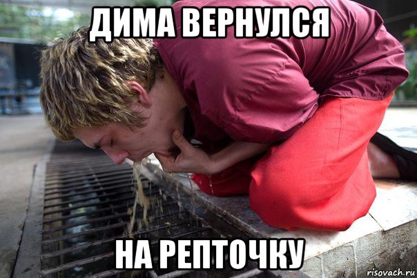 дима вернулся на репточку