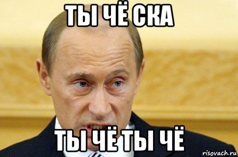 ты чё ска ты чё ты чё, Мем путин