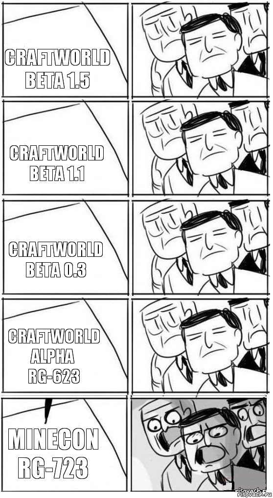 CraftWorld Beta 1.5 CraftWorld Beta 1.1 CraftWorld Beta 0.3 CraftWorld Alpha rg-623 MineCon rg-723