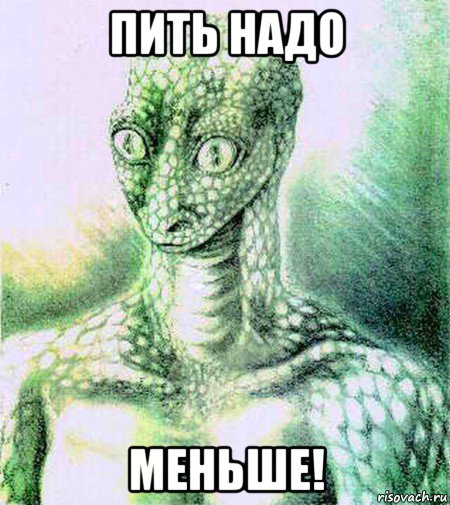 пить надо меньше!