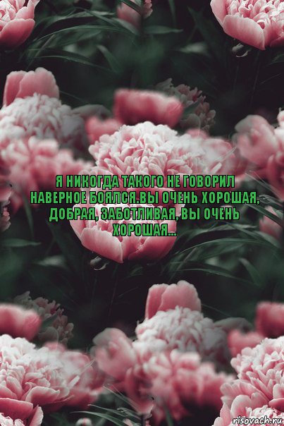 Я никогда такого не говорил наверное боялся.Вы очень хорошая, добрая, заботливая, вы очень хорошая..., Комикс Розы