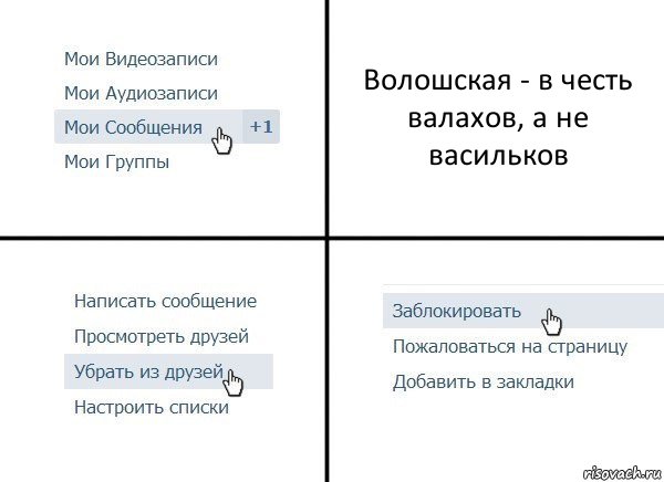 Волошская - в честь валахов, а не васильков, Комикс  Удалить из друзей