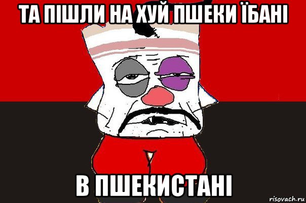 та пішли на хуй пшеки їбані в пшекистані, Мем ватник