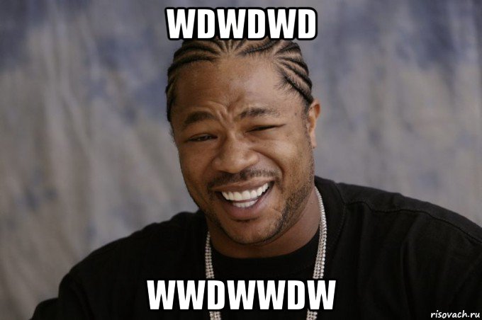 wdwdwd wwdwwdw, Мем Xzibit