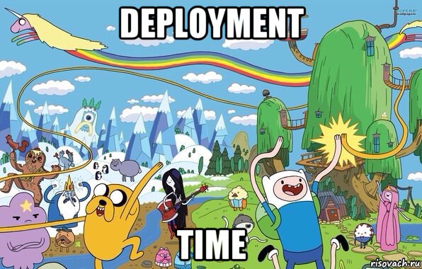 deployment time, Мем  Земля УУУ Adventure Time