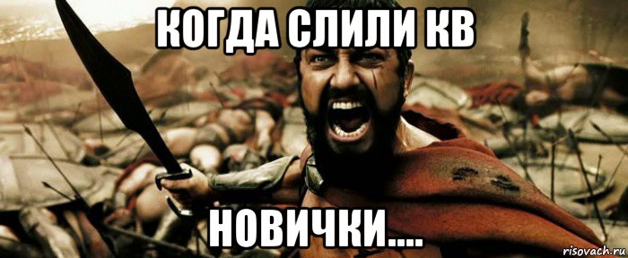 когда слили кв новички....
