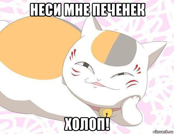 неси мне печенек холоп!