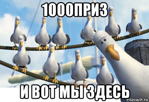 1000приз и вот мы здесь
