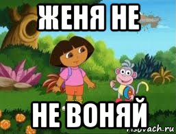 женя не не воняй, Мем Даша следопыт