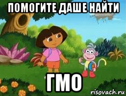 помогите даше найти гмо, Мем Даша следопыт