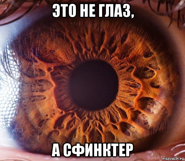 это не глаз, а сфинктер, Мем КАРИЕ ГЛАЗА АХУЕННЫ