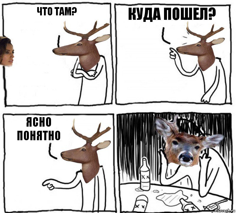 что там?  куда пошел? ясно понятно