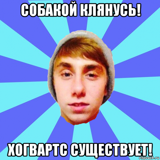 собакой клянусь! хогвартс существует!