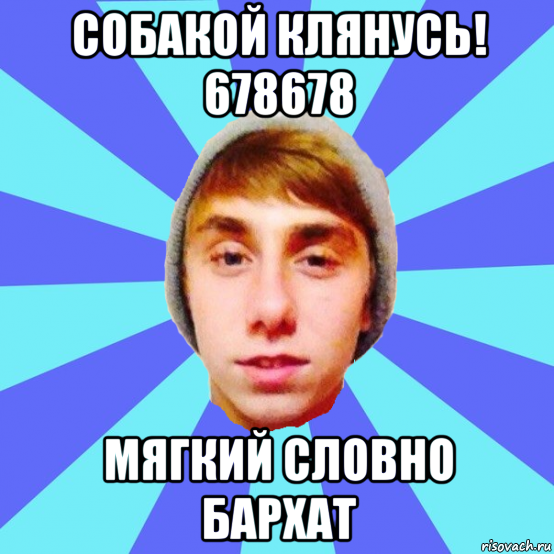 собакой клянусь! 678678 мягкий словно бархат