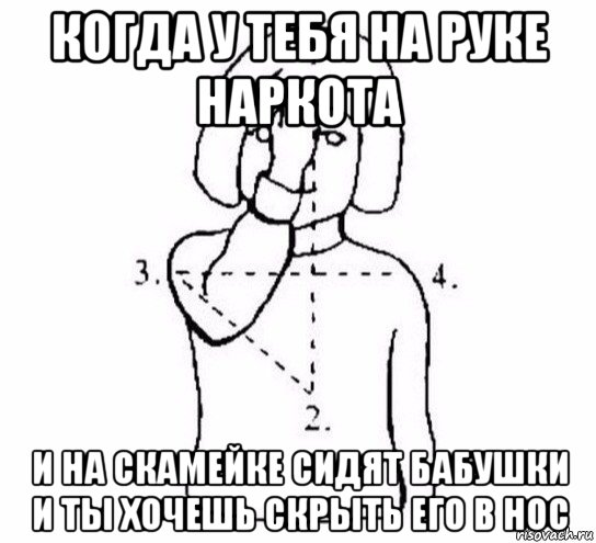 когда у тебя на руке наркота и на скамейке сидят бабушки и ты хочешь скрыть его в нос, Мем  Перекреститься