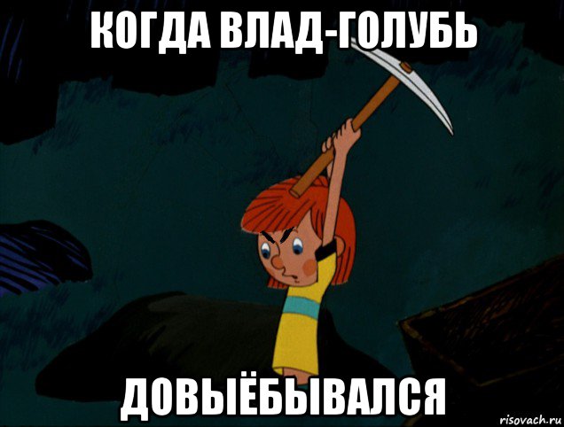 когда влад-голубь довыёбывался