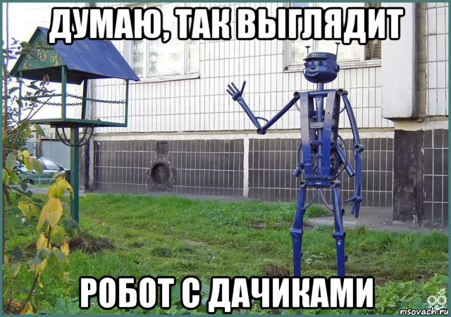 думаю, так выглядит робот с дачиками