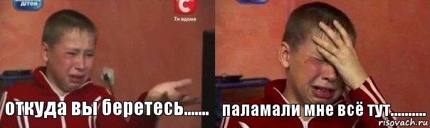 откуда вы беретесь....... паламали мне всё тут.........., Комикс Фокин Саша