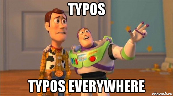 typos typos everywhere
