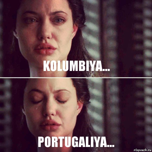 KOLUMBIYA... PORTUGALIYA..., Комикс Анджелина Джоли плачет