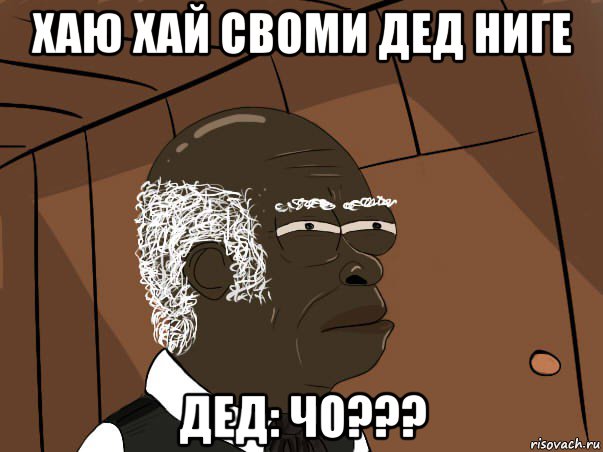 хаю хай своми дед ниге дед: чо???