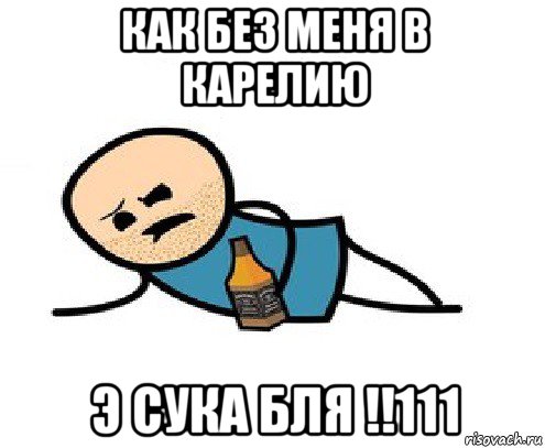 как без меня в карелию э сука бля !!111